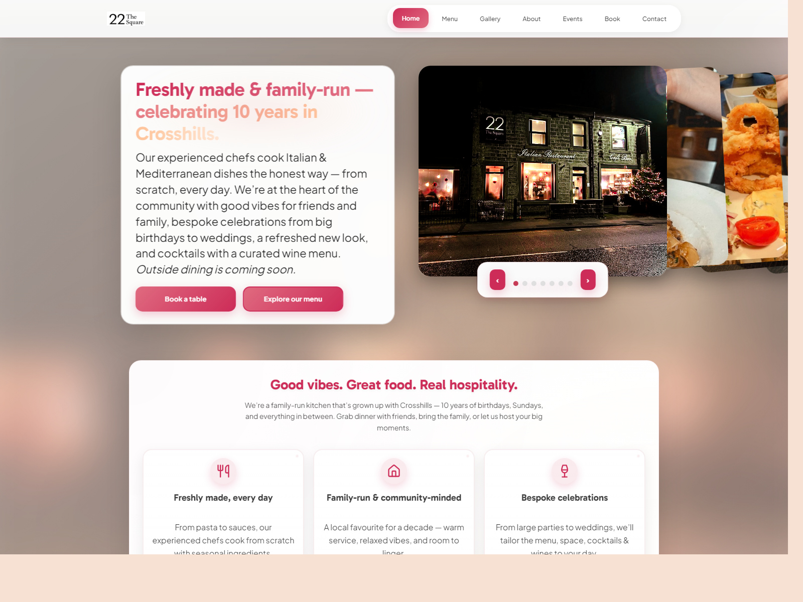 Homepage preview of 22 The Square